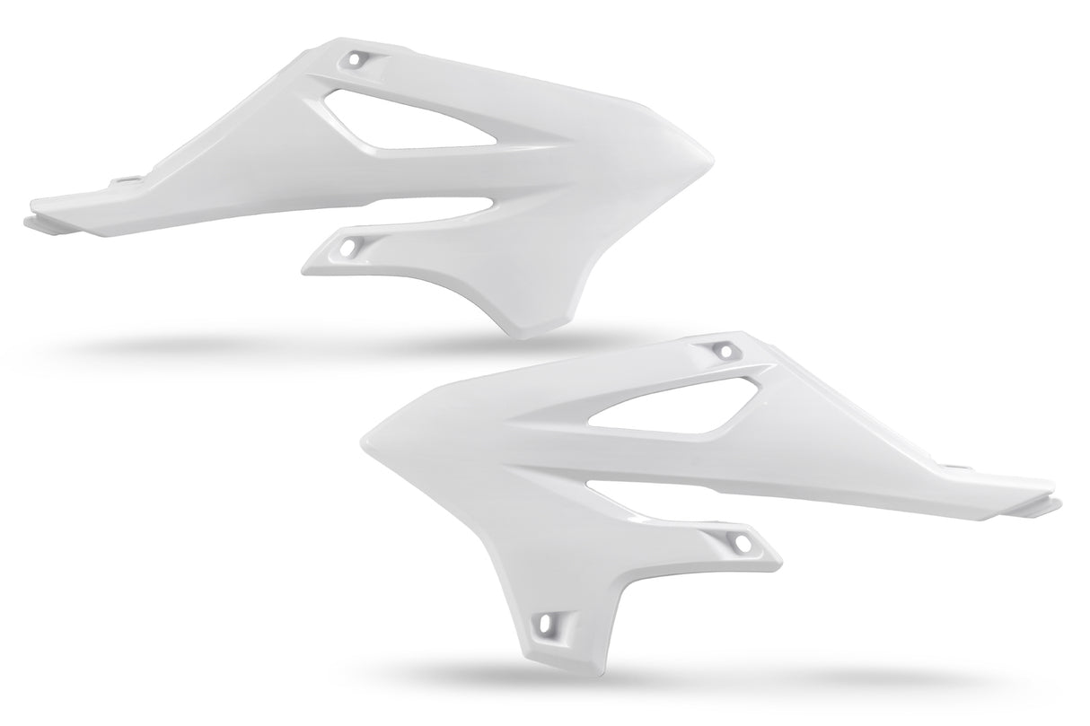 UFO Radiator Shrouds White for Yamaha YZ85 2022