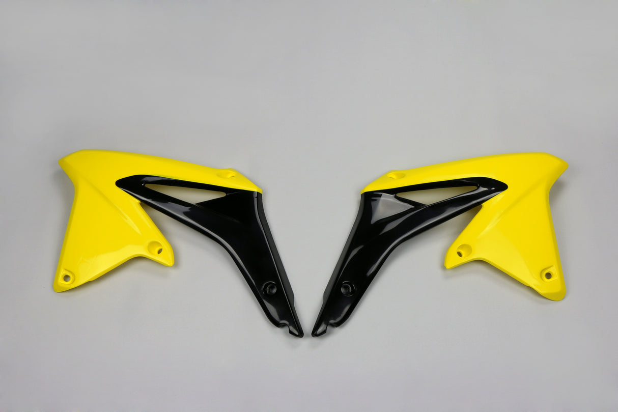 UFO Radiator Shrouds 2001-2018 Yellow for Suzuki RMZ450 2008