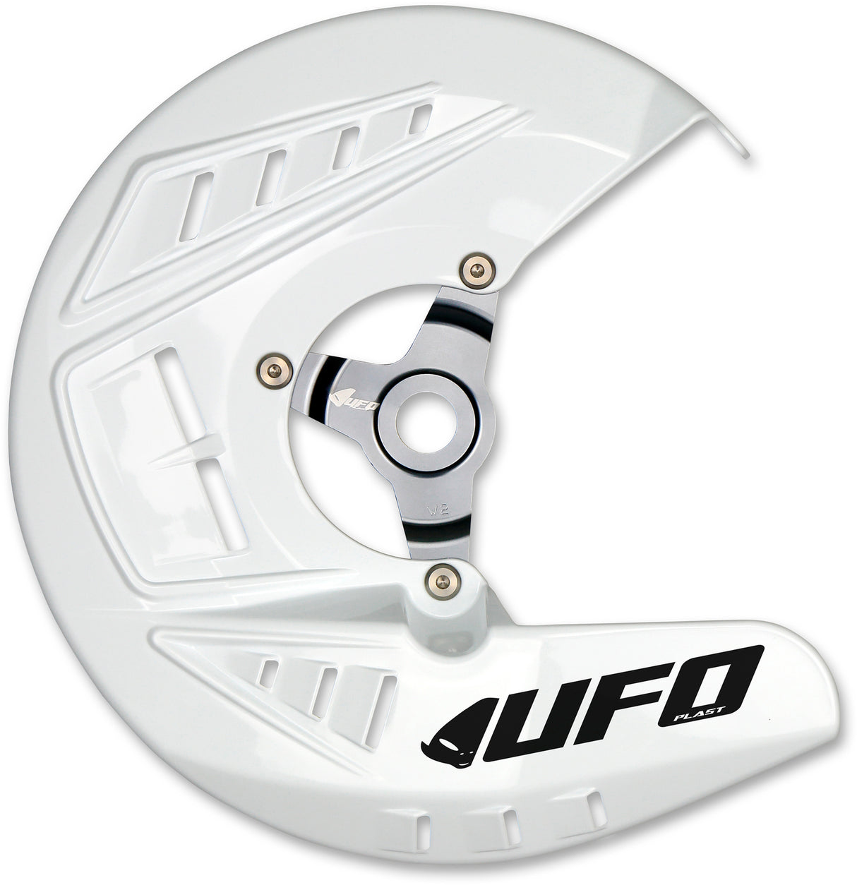 UFO Front Disc Cover White for Suzuki RMZ250/RMZ450 13-20