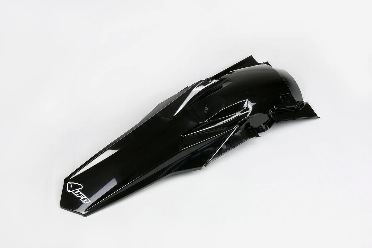 UFO Rear Fender Black for Suzuki RMZ250 19-20/RMZ450 18-20