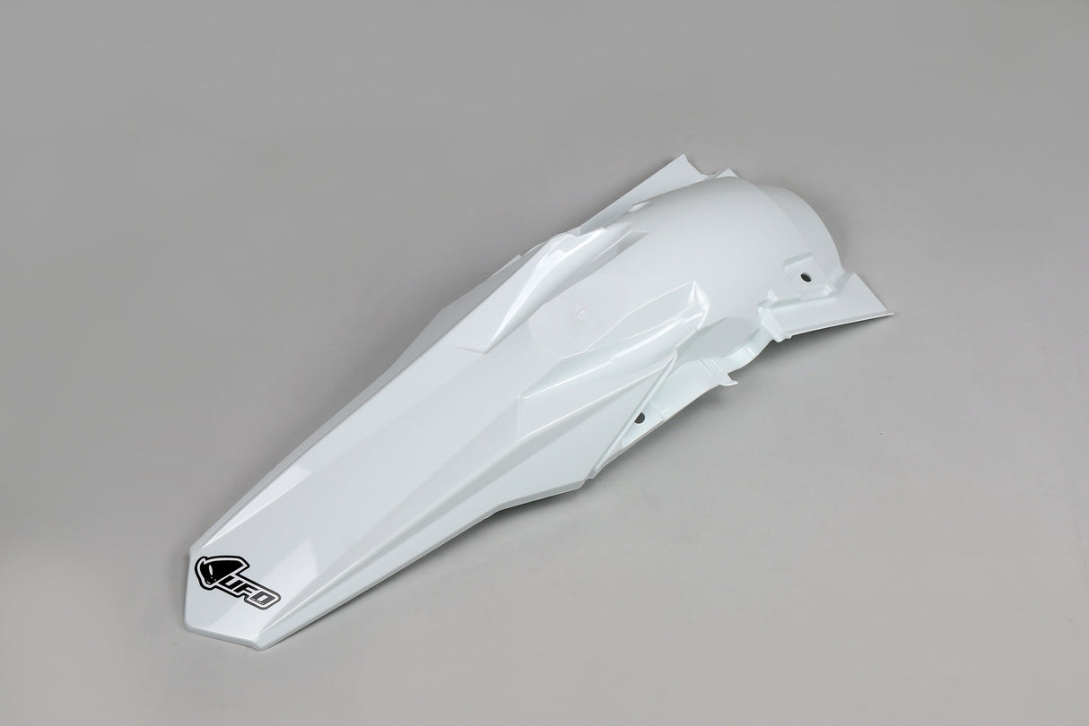 UFO Rear Fender White for Suzuki RMZ250 19-20/RMZ450 18-20