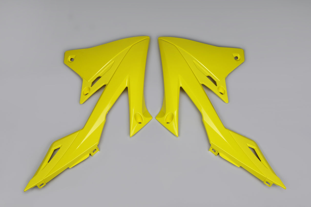 UFO Radiator Shrouds 2001-2019 Yellow for Suzuki RMZ250 19-20/RMZ450 18-20