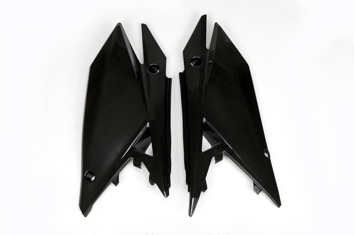 UFO Side Panels Black for Suzuki RMZ250 19-20/RMZ450 18-20