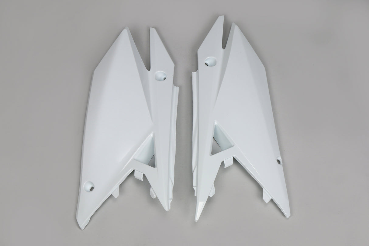 UFO Side Panels White for Suzuki RMZ250 19-20/RMZ450 18-20