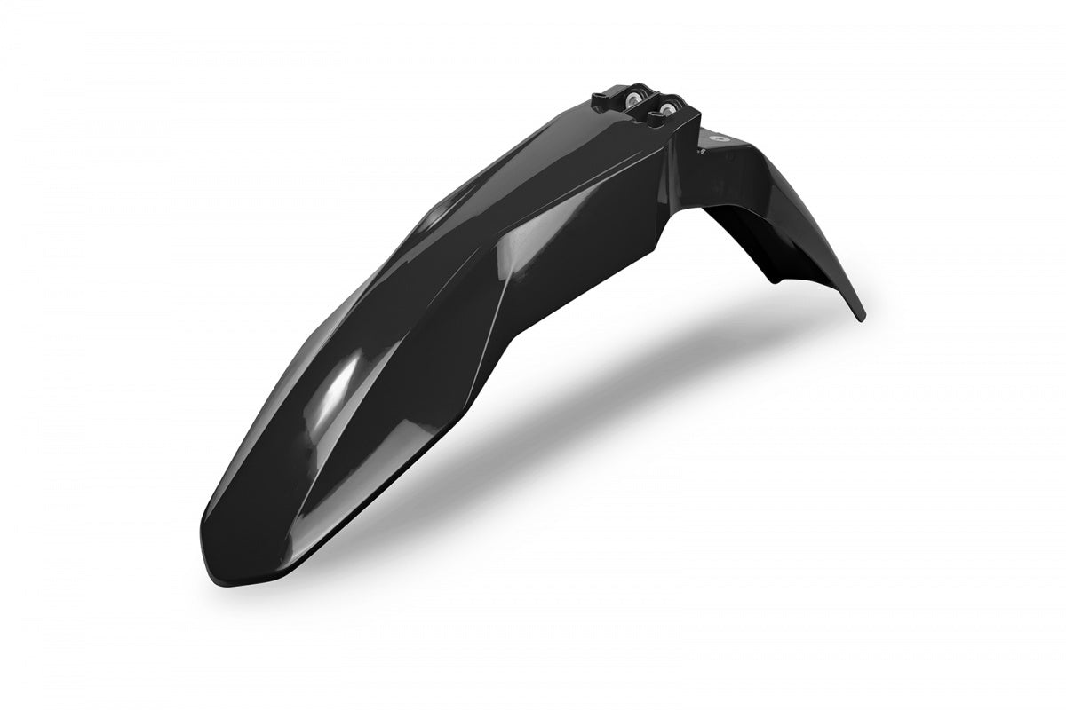 UFO Front Fender Black for Gas Gas MC 125/MC-F/EC/EC-F/EX-F 250/EC/EX 300/EC-F/EX-F 350/MC-F/EX-F 450 21-23/MC/EX 250/MC-F 350 2023