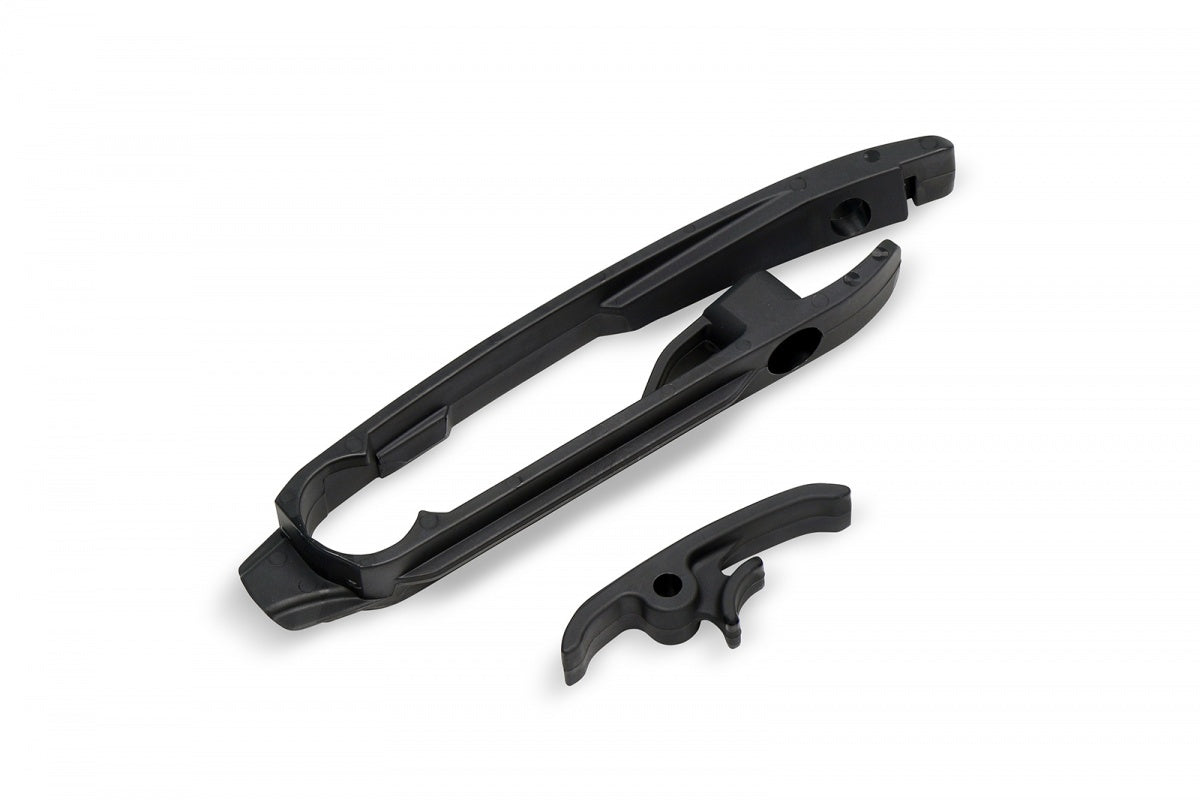 UFO Swingarm Chain Slider Black for Gas Gas MC 125/MC-F/EC/EC-F/EX-F 250/EC/EX 300/EC-F/EX-F 350/MC-F/EX-F 450 21-23/MC/EX 250/MC-F 350 2023