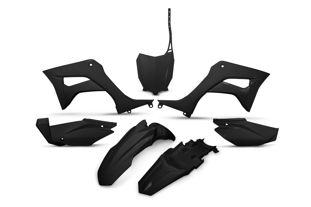 UFO Plastics Kit Black for Honda CRF110F 19-23