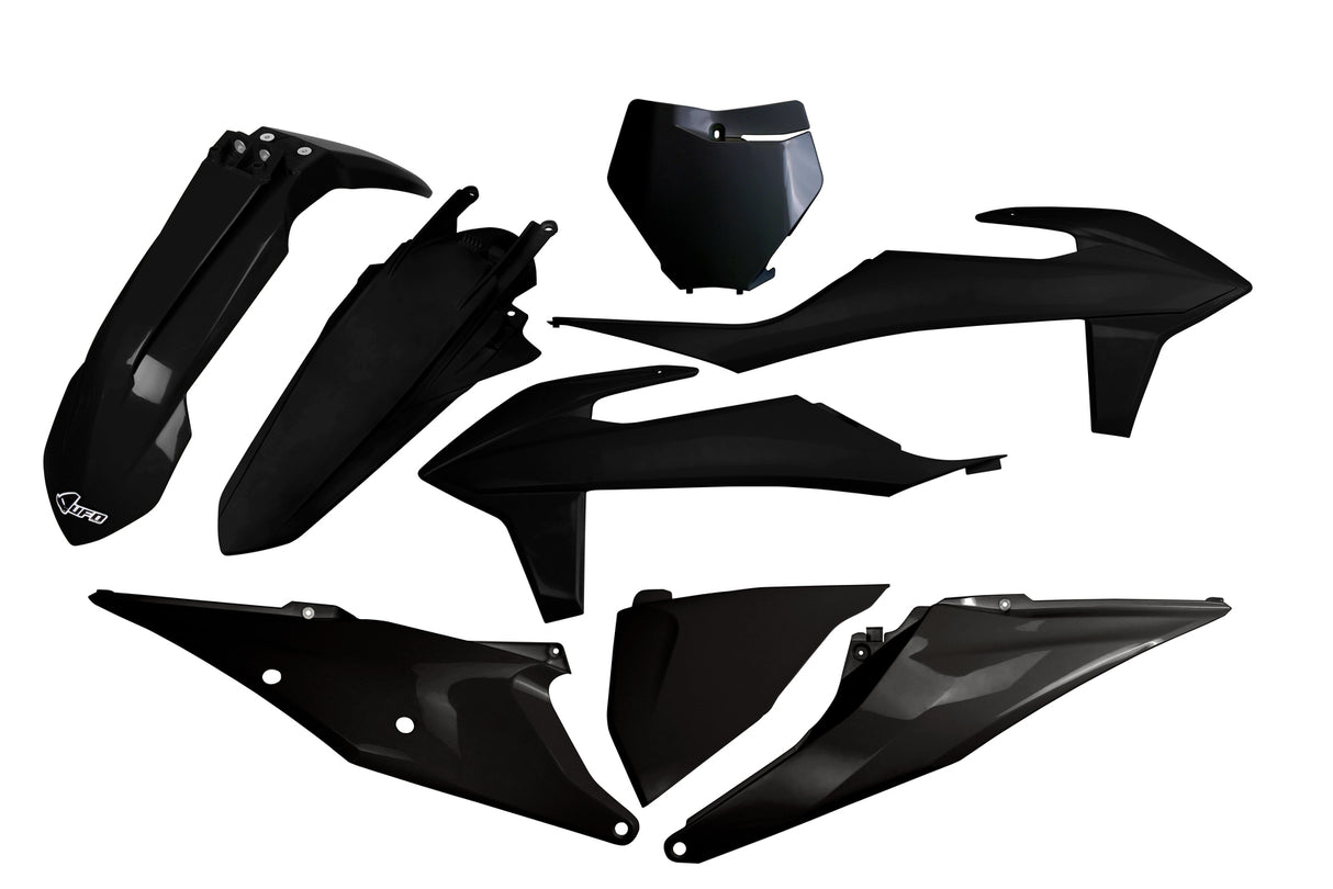 UFO Plastics Kit Black for KTM SX 125/150/250/SX-F 250/350/450 19-22