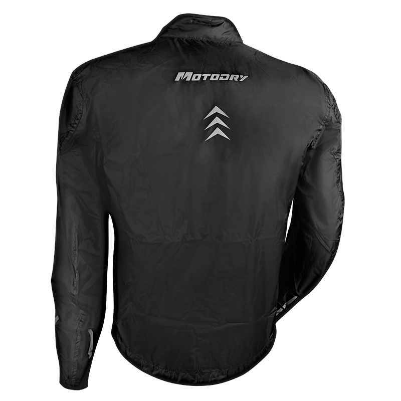 MotoDry Ultra Vent Black/Reflectives Rain Jacket