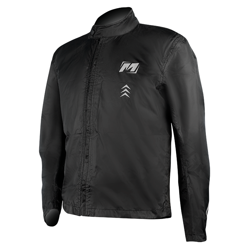 MotoDry Ultra Vent Black/Reflectives Rain Jacket