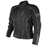 MotoDry Siena Black/Magenta Textile Womens Jacket