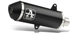 Arrow 73520ANN Urban Aluminium Dark Slip-On Muffler w/Steel End Cap for Kymco AK 550 21-Up