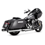 Vance & Hines V16673 Torquer 450 Slip-Ons Mufflers Chrome for H-D Touring Models 95-16