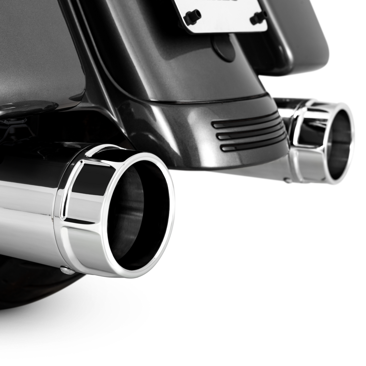 Vance & Hines V16673 Torquer 450 Slip-Ons Mufflers Chrome for H-D Touring Models 95-16