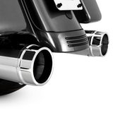 Vance & Hines V16673 Torquer 450 Slip-Ons Mufflers Chrome for H-D Touring Models 95-16