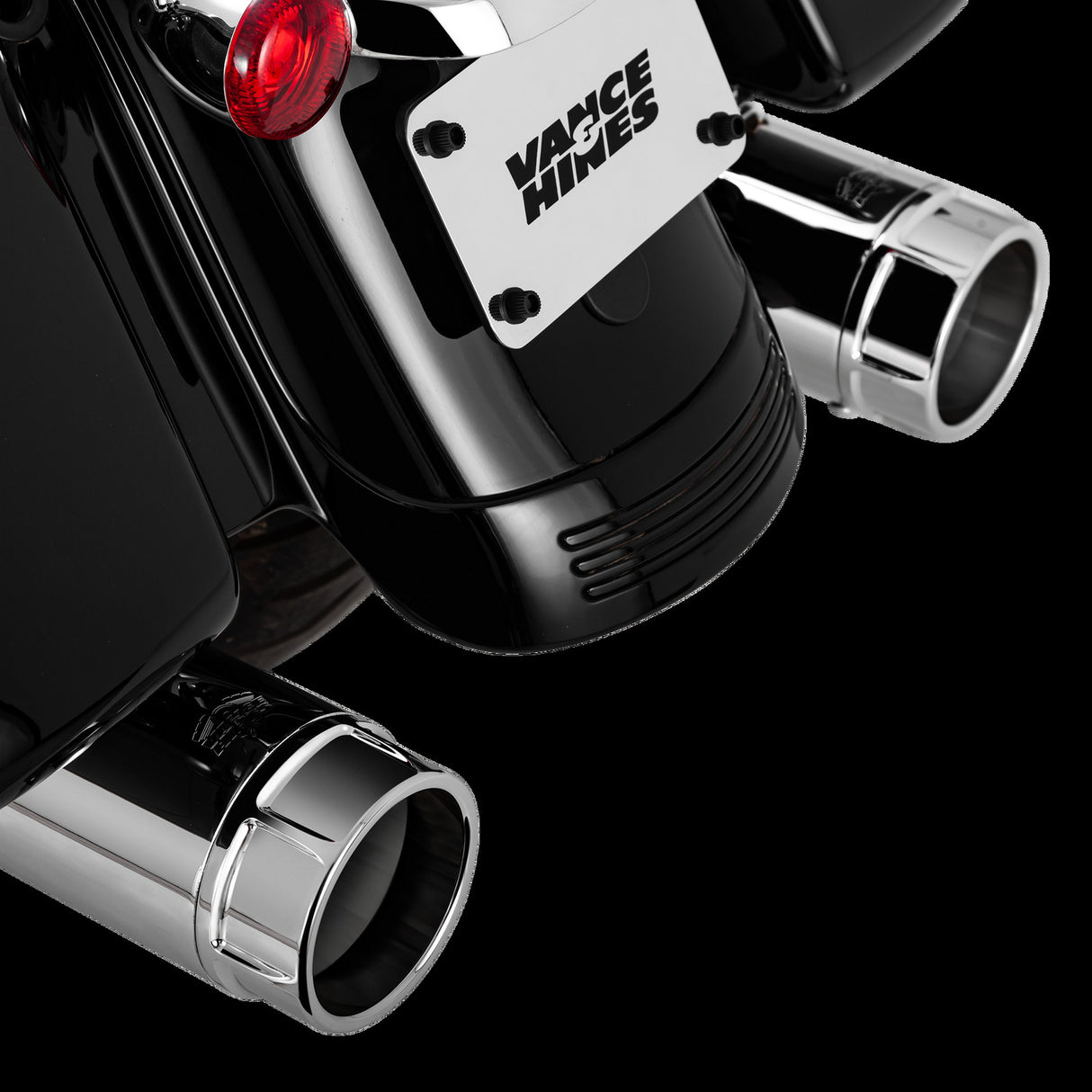 Vance & Hines V16674 Torquer 450 Slip-On Mufflers Chrome for Harley-Davidson Touring 17-20