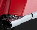 Vance & Hines V16777 Twin Slash 2-1 Slip-On Mufflers Chrome for Touring FLHX 2010 - CC1I [INTERNAL]