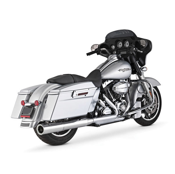 Vance & Hines V16779 Hi-Output 2-1 Slip-On Mufflers Chrome for Touring FLHX 2010