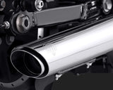 Vance & Hines V16839 Twin Slash 3" Slip-On Mufflers Chrome for Sportster 04-13