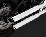 Vance & Hines V16875 Twin Slash 3 Inch Slip-Ons Softail 18-Up (excludes FXFB/FLDE/FLHC-All)