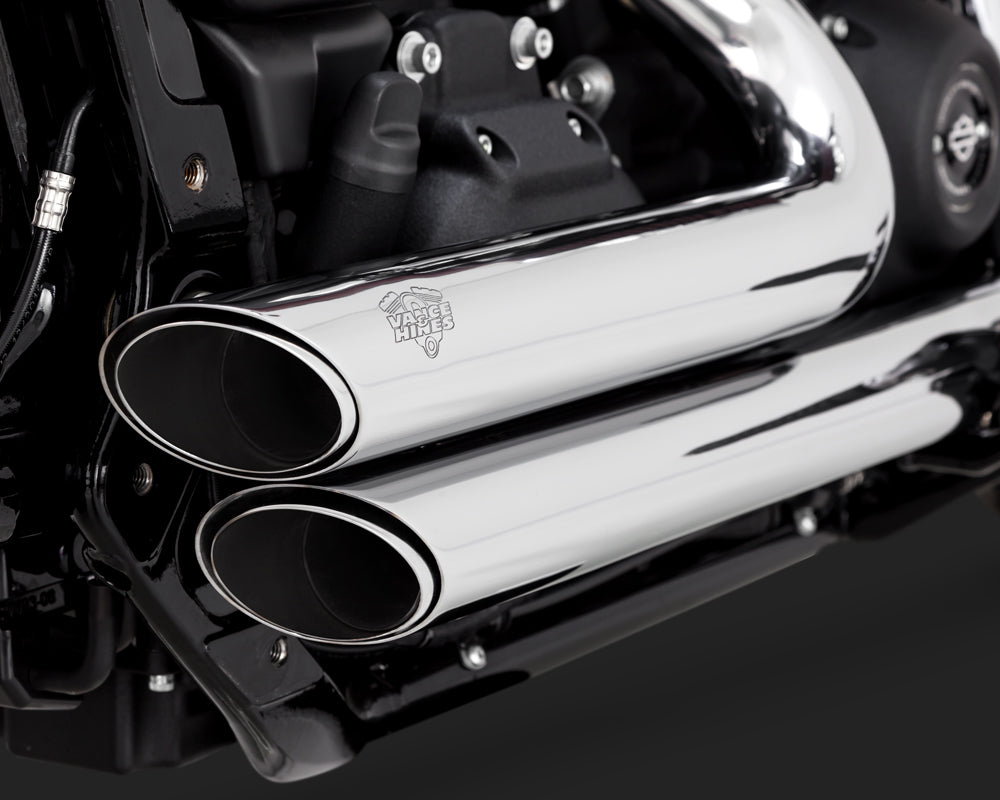Vance & Hines V17233 Shortshots Staggered Exhaust Chrome for