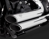 Vance & Hines V17233 Shortshots Staggered Exhaust Chrome for Softail 18-Up (excludes Fatboy/Breakout)