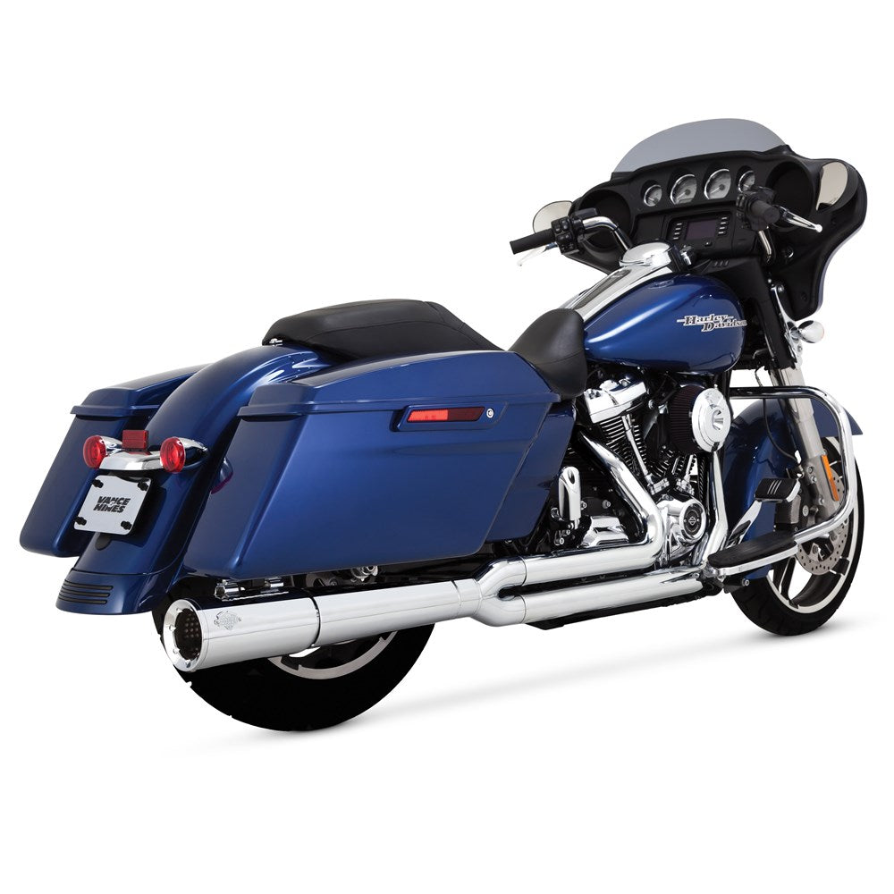 Vance & Hines V17359 Pro Pipe 2-1 Exhaust Chrome for Harley-Davidson Touring 10-16 Models