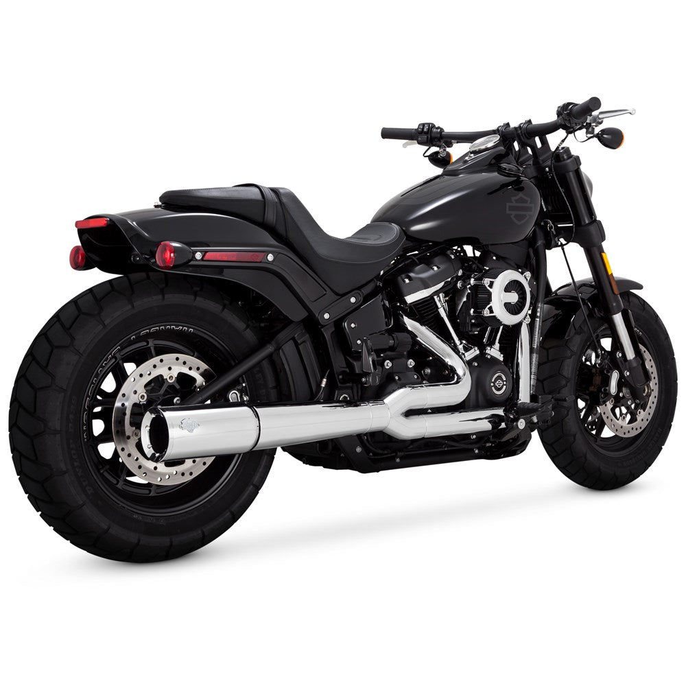 Vance & Hines V17387 PCX Pro Pipe 2-1 Exhaust Chrome for Softail 18-22 (excludes Fatboy/Breakout)