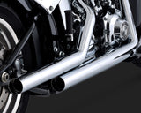 Vance & Hines V17817 Straightshots Exhaust Chrome for Softail 86-11 (86-06 Models need V16925 O2 Sensor)