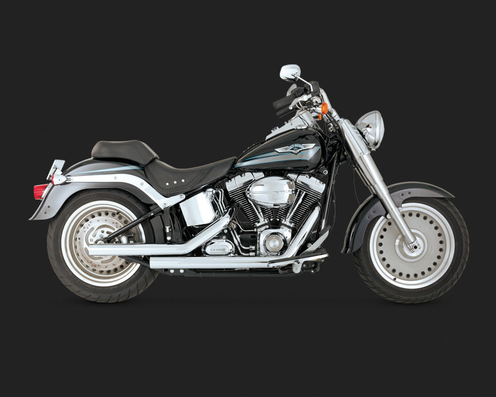 Vance & Hines V17817 Straightshots Exhaust Chrome for Softail 86-11 (86-06 Models need V16925 O2 Sensor)