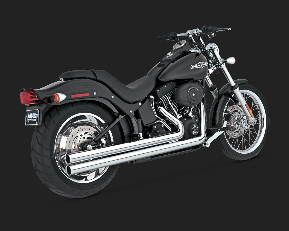 Vance & Hines V17911 Big Shots Staggered Exhaust for Dyna 91-05