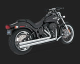 Vance & Hines V17911 Big Shots Staggered Exhaust for Dyna 91-05