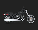 Vance & Hines V17923 Big Shots Long Exhaust for Softail 86-11 (86-06 Models need V16925 O2 Sensor)