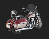 Vance & Hines V18371 Twin Slash Slip-On Mufflers for Kawasaki Vulcan 1700 Nomad/Voyager/Vaquaro 09-13