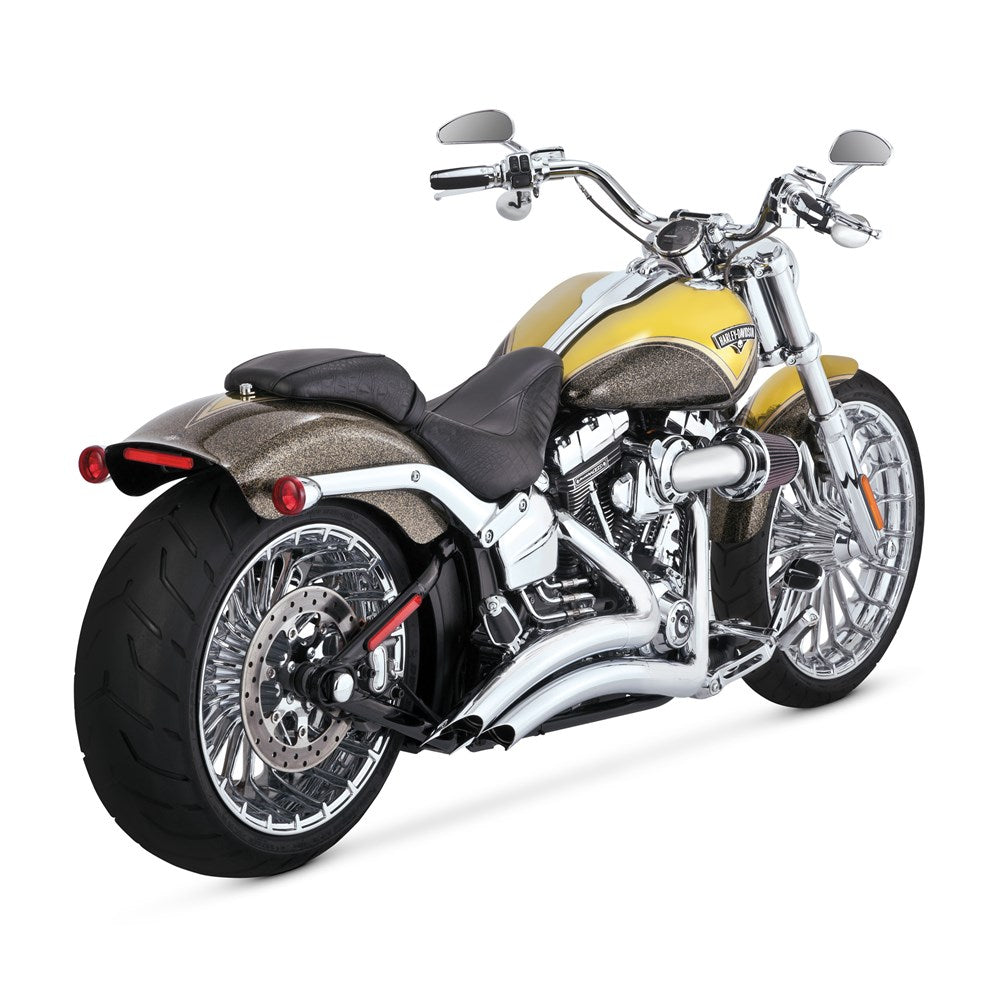 Vance & Hines V26365 PCX Big Radius 2-2 Exhaust Chrome for Softail Breakout 13-17