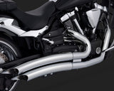 Vance & Hines V26501 Big Radius 2-2 Exhaust for Yamaha Raider 08-13