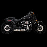 Vance & Hines V27631 Hi-Output 2-1 Short Exhaust Stainless Steel for Softail 18-Up (Fits FXFB/FXBB/FLSL/FLDE/FXLR)