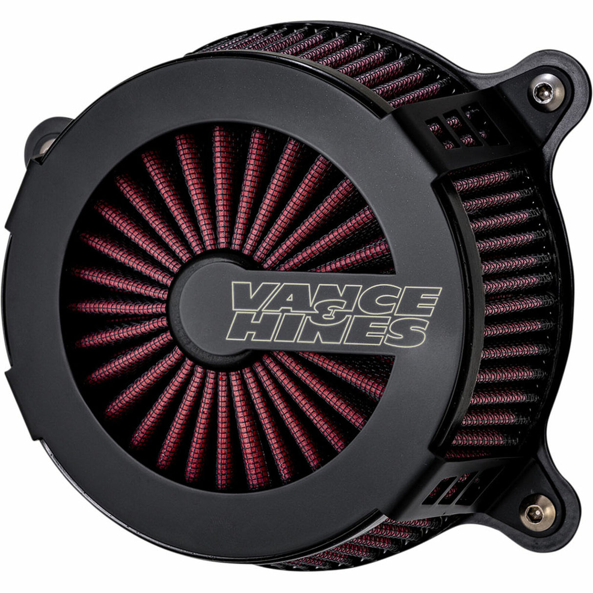 Vance & Hines V40366 VO2 Cage Fighter Air Intake Kit Black for Softail 18-Up/Touring 17-Up