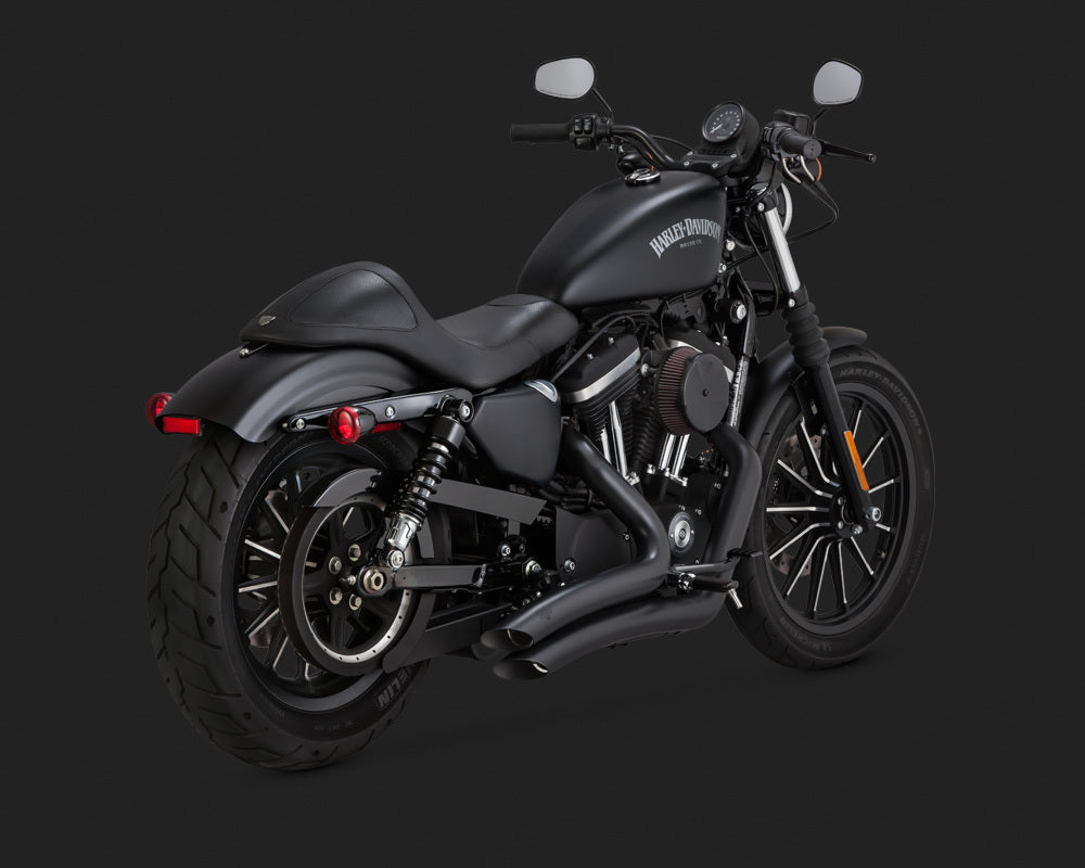 Vance & Hines V46067 Big Radius 2:2 Exhaust Black for Sportster 14-22 (excludes XL1200CX 2017)