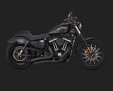 Vance & Hines V46067 Big Radius 2:2 Exhaust Black for Sportster 14-22 (excludes XL1200CX 2017)