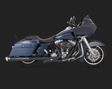 Vance & Hines V46851 Monster Squared Slip-On Mufflers Black for Touring 95-15 CC1I [INTERNAL]