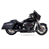 Vance & Hines V47321 Hi-Output RR 2-1 Exhaust Black for Harley-Davidson Touring 17-23 Models