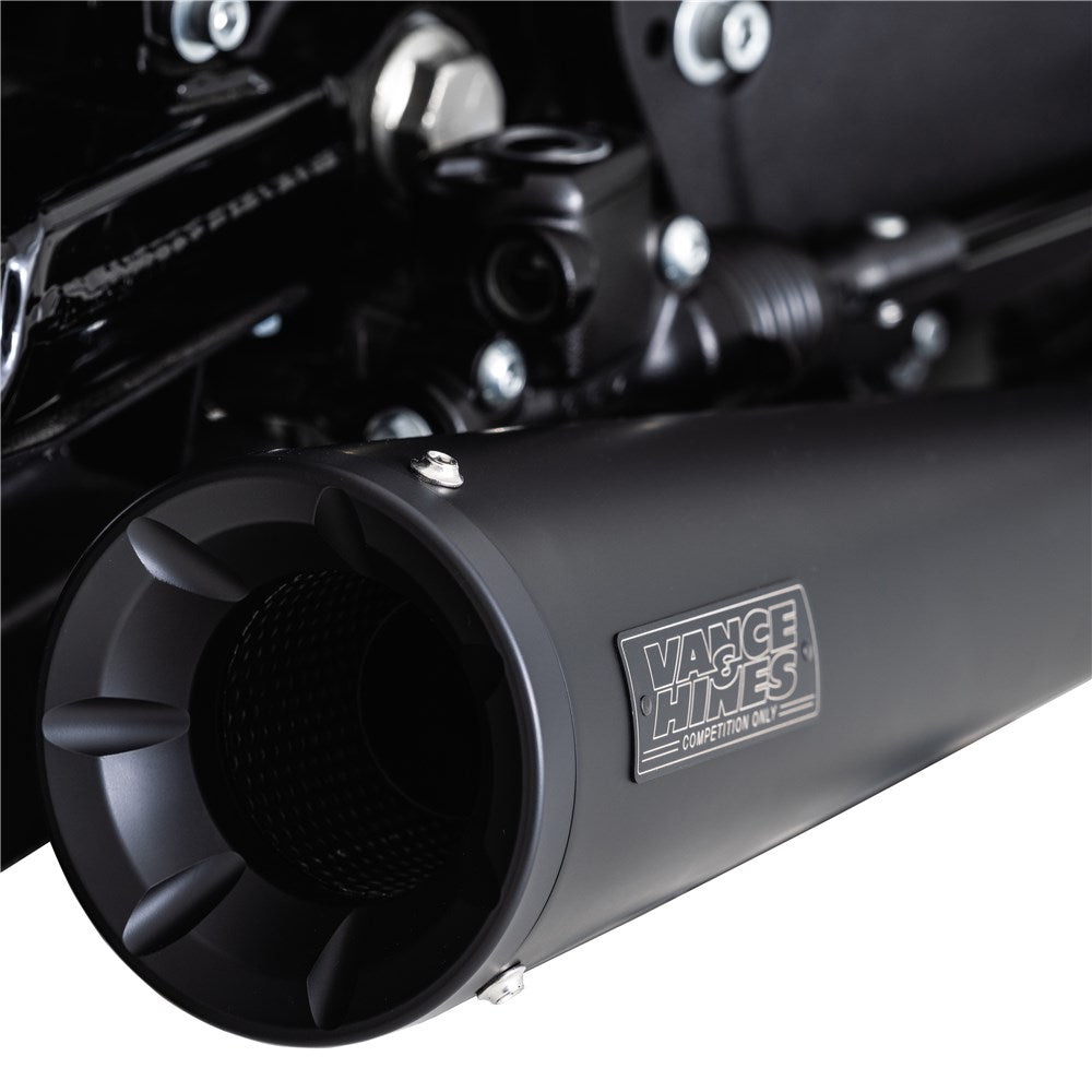 Vance & Hines V47323 Upsweep 2-1 Exhaust Black for Harley-Davidson Softail 18-24 Non-240 Tyre Models