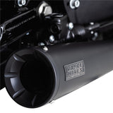Vance & Hines V47323 Upsweep 2-1 Exhaust Black for Harley-Davidson Softail 18-24 Non-240 Tyre Models