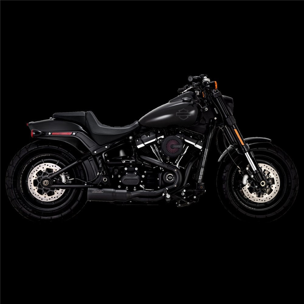 Vance & Hines V47331 PCX Hi-Output 2-1 Exhaust Black for Softail 18-22 (includes FXFB/FXBB/FLSL/FLDE/FXLR)