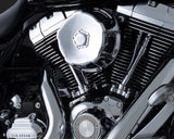 Vance & Hines V70007 VO2 Air Intake with Duke Cover Chrome for Touring 08-15 (Easy-R) [INTERNAL]