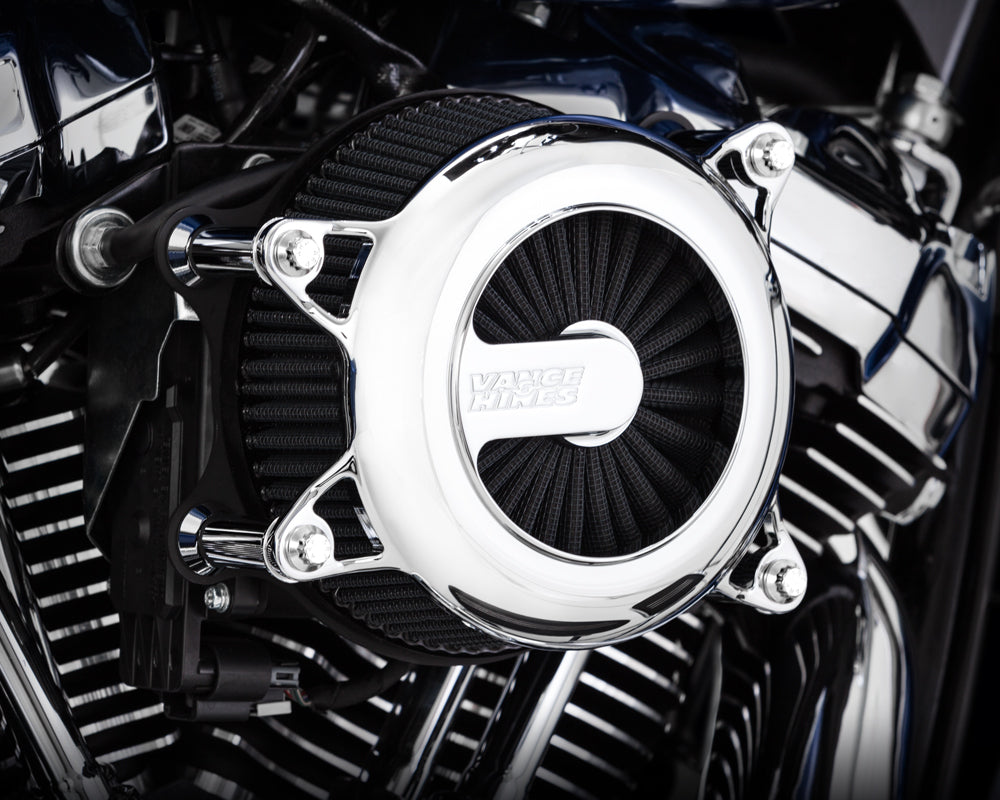 Vance & Hines V70081 VO2 Rogue Air Intake Chrome for Touring 17-Up