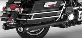 Vance & Hines V86737 Tracker Duals Header Pipes for Touring 95-08