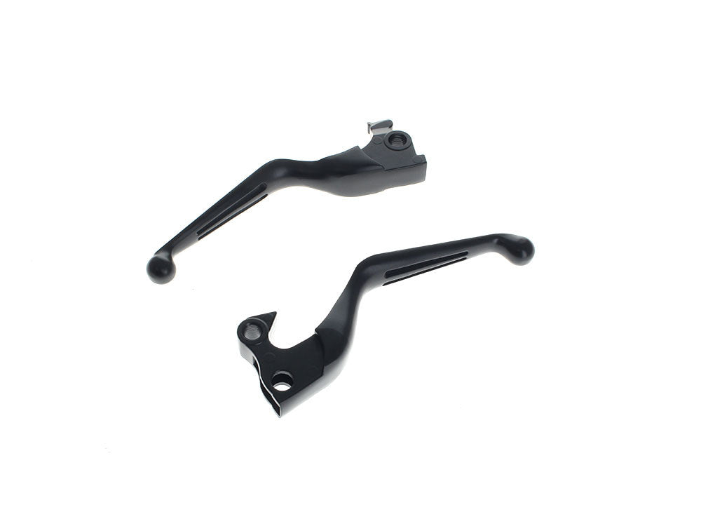 V-Factor VF-43089 Slotted Hand Levers Black for Sportster 14-21