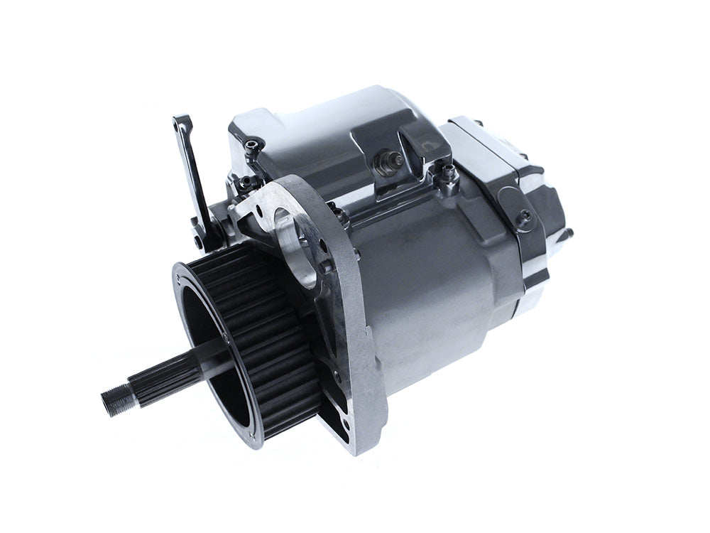 V-Factor VF-70377 6 Speed Overdrive Transmission Raw Aluminium Finish for Harley-Davidson Softail 90-99